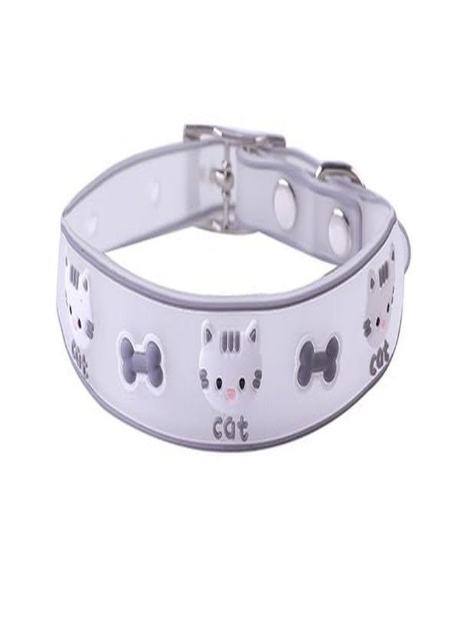 Pups&Pets طوق سيليكون عاكس قابل للتعديل للقطط والقطط الصغيرة من Pups&Pets مزود بإبزيم أمان وأجراس (قد يختلف اللون) (عبوة من قطعتين، تصميم رقم 2) - Image 5